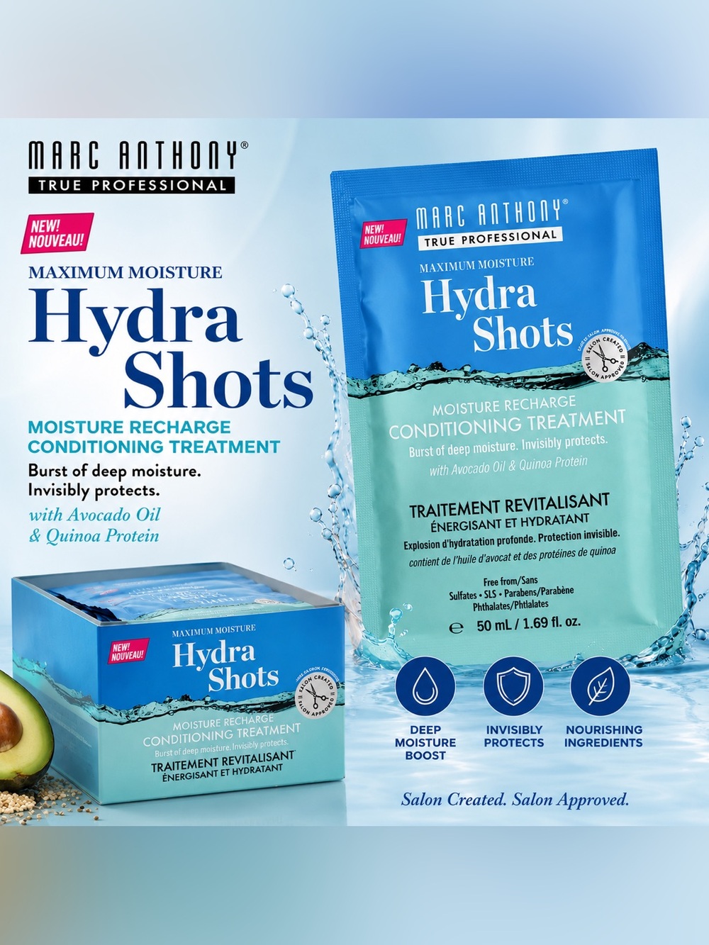 Marc Anthony Hydra Shots Maximum Moisture Conditioning Treatment - 50 mL